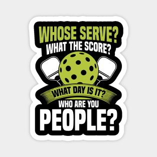 Whose Serve? What's the score? What day? - Pickleball Magnet