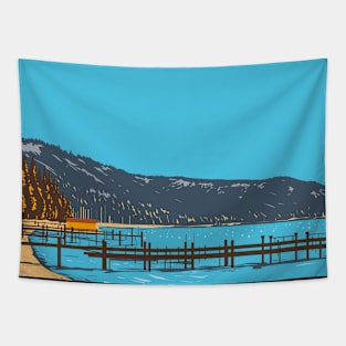 Jetty Dock Beach Tapestry