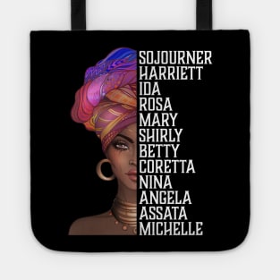 Powerful Black Women Who Inspire, Black History, African American Tote