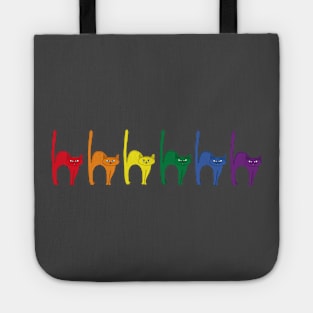 Cute Cats Rainbow Flag Tote