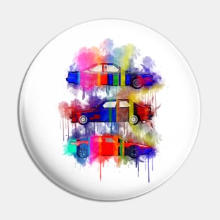 3 power BMW color bombs Pin