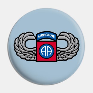 82nd Airborne Jump Wings Pin