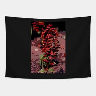 Red Flower Tapestry