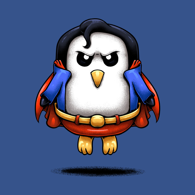 Discover Penguin Superhero 4 - Superman - T-Shirt