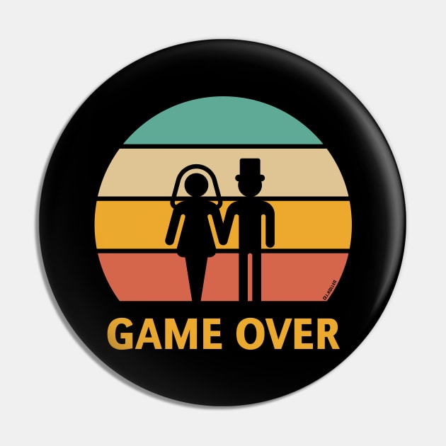 Game Over / Sunset (Stag Party / Hen Night) Pin by MrFaulbaum