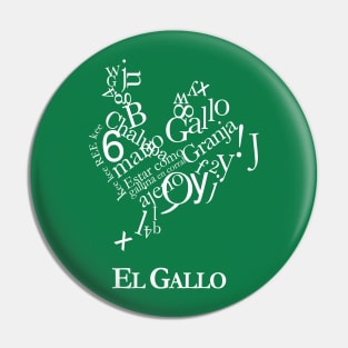 Loteria El Gallo inspired tee Pin