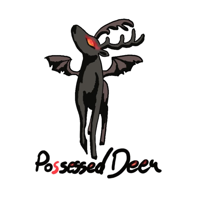 Possessed Deer by chequer