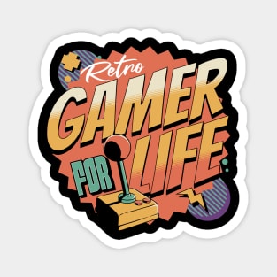 Retro Gamer For Life Magnet