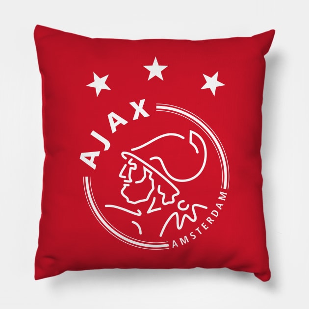 Ajax Amsterdam Pillow by Indie Pop