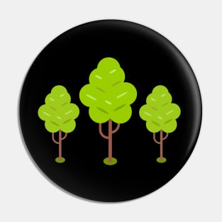 Cartoon Trees Delight Pin