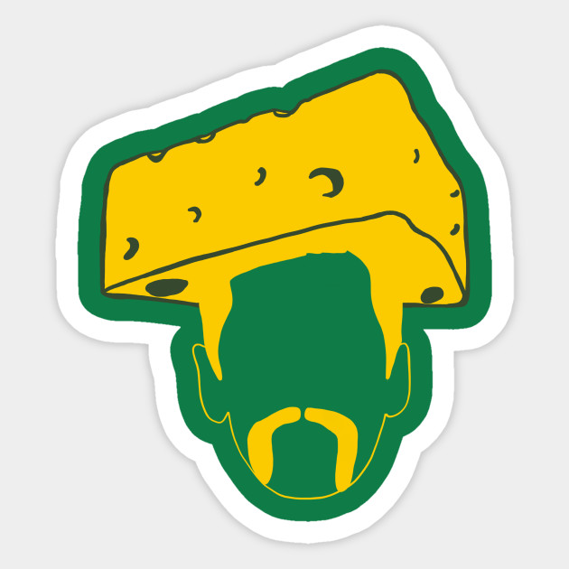Green Bay Packers Cheesehead Shirts Stickers Cheeseheads Sticker Teepublic Uk