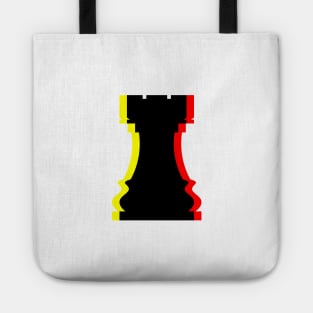 Trippy Rook Piece (Yellow and Red) Tote