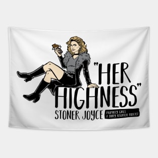 Stoner Joyce - Dark Text Tapestry