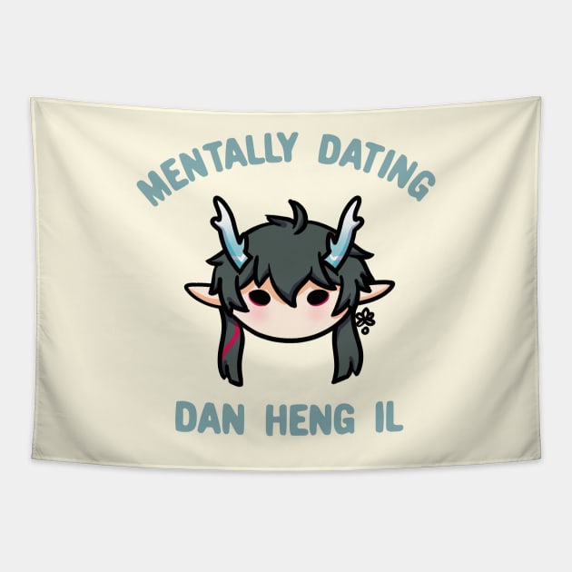 Mentally dating Honkai Star Rail Dan Heng Imbibitor Lunae | Morcaworks Tapestry by Oricca