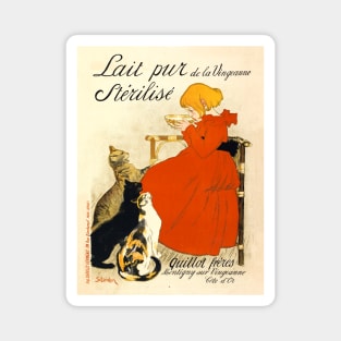 Lait pur de la Vingeanne stérilisé Vintage Poster 1894 Magnet