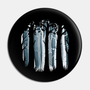 Birch Tree Forest 7 Pin