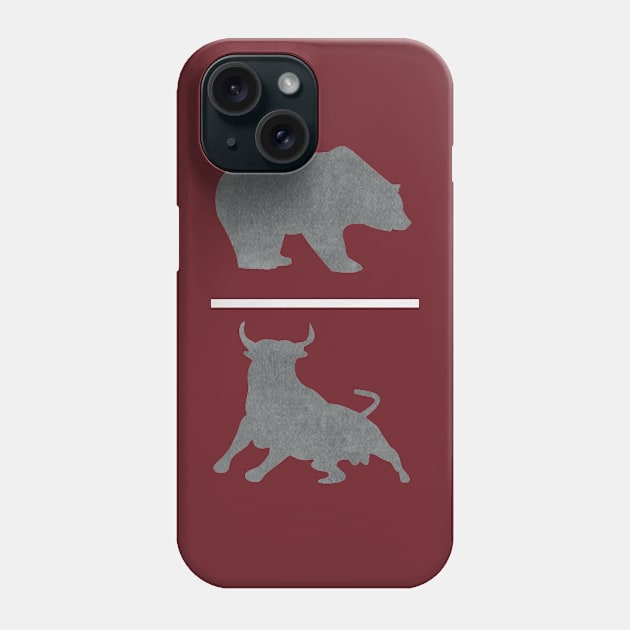 Bear Bull Phone Case by DiscoverNow