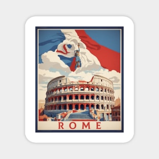 Rome Italy Vintage Tourism Travel Poster Magnet