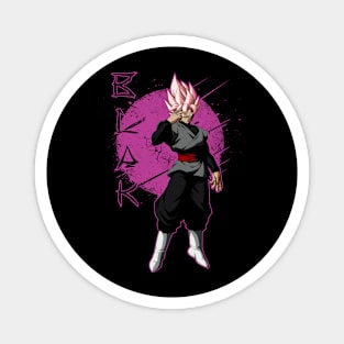 Rose Goku Black Manga Art  Magnet for Sale by Tammy1971