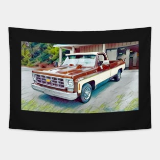 Classic 1977 Chevy C10 Pick Up Truck Tapestry