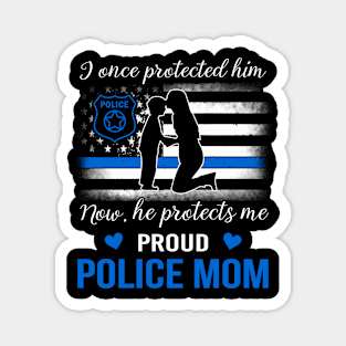 Proud Police Mom Magnet