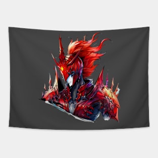 solo leveling igris red armor Tapestry