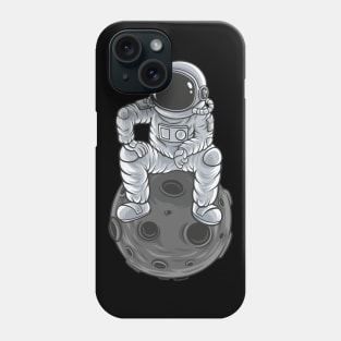 Astronaut on the Moon - Astronaut Suit - Spaceman Phone Case