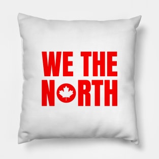 Image: We the north (oh canada) (red) Pillow