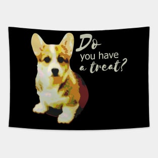 Vintage Puppy Corgi Tapestry