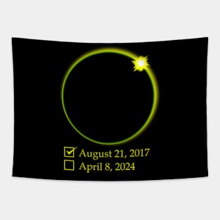 Solar Eclipse checklist Tapestry