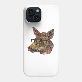 Specs & Spikes: The Brainy Boar Phone Case