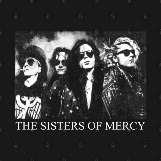 The Sisters of Mercy / Retro 80s Tribute Design by CultOfRomance