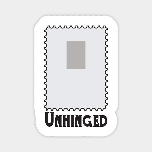 Unhinged Stamp Magnet by jw608