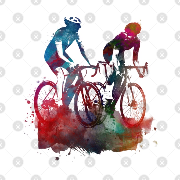 Cycling Bike sport art #cycling #sport by JBJart