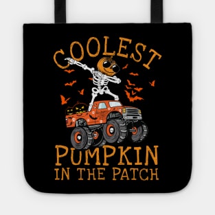 Halloween Coolest Pumpkin In The Patch Boys Girls Kids Tote