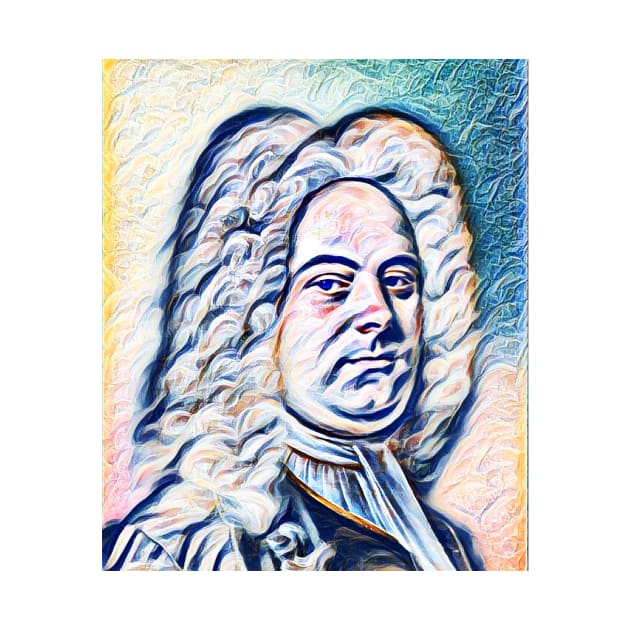 George Frideric Handel Portrait | George Frideric Handel Artwork 10 by JustLit