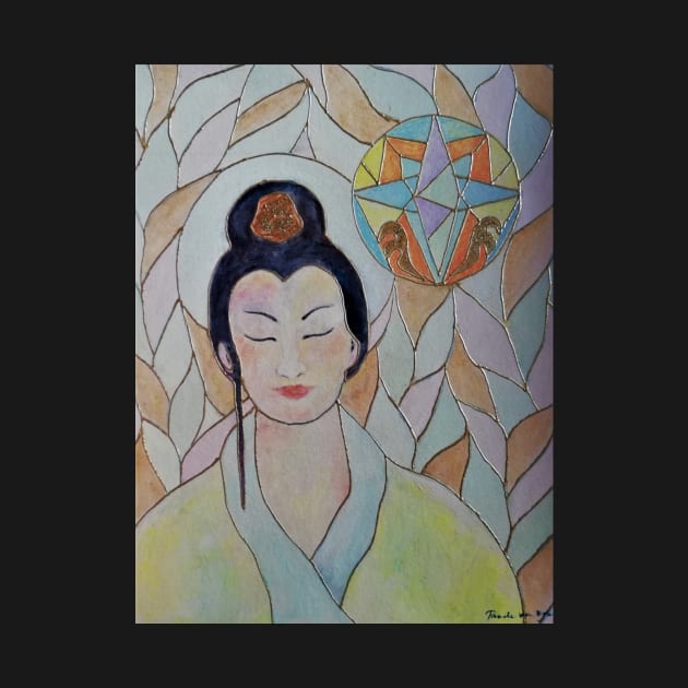 Quan Yin - Ascended master - by Renate van Nijen by Renart