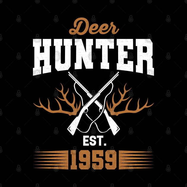 Gifts for 62 Year Old Deer Hunter 1959 Hunting 62th Birthday Gift Ideas by uglygiftideas