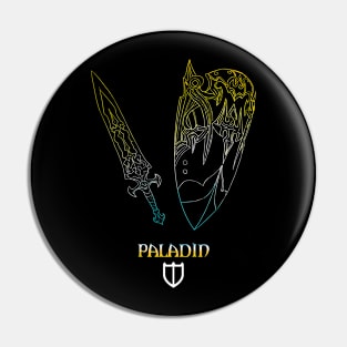 Paladin Fantasy Job Weapon Pin