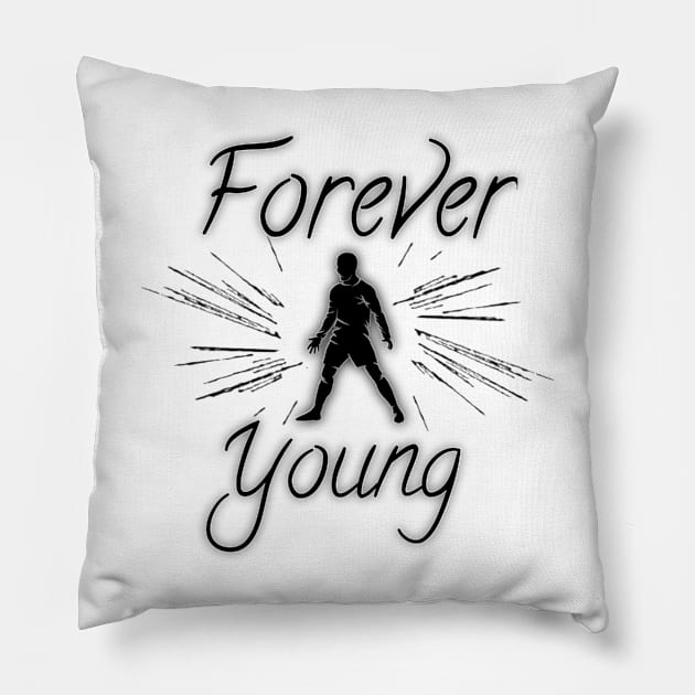 Forever young Pillow by Aassu Anil