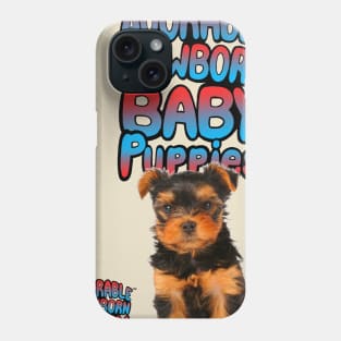 ADORABLE NEWBORN BABY PUPPIES Phone Case