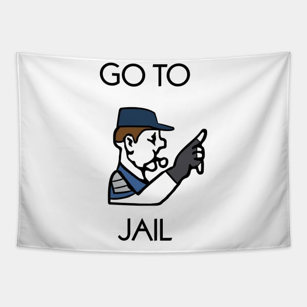 Go to Jail Tapestry by Jawes