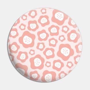 Funky Floral Pattern II in Pink Pin