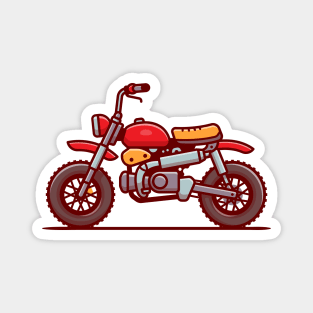 Motorbike Cartoon Magnet