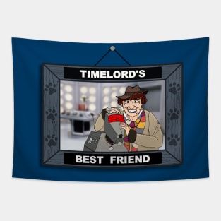 Timelord's Best Friend (Color) Tapestry