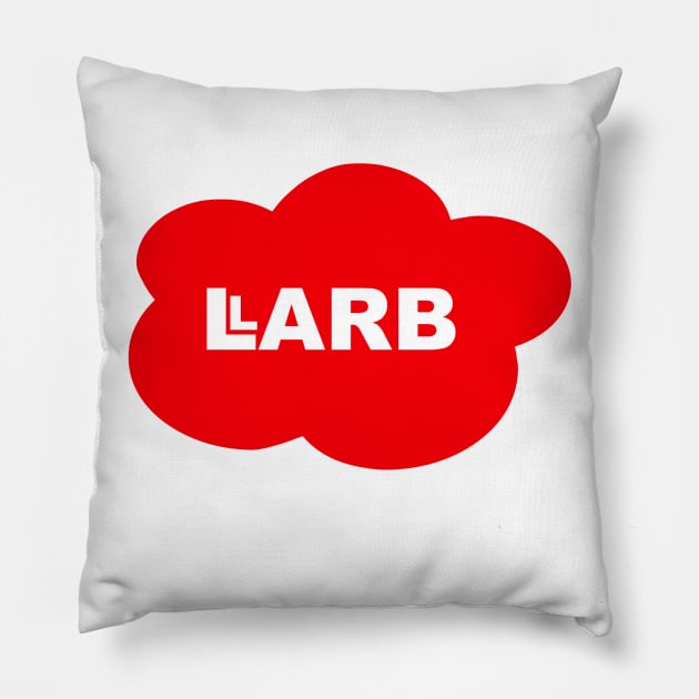 Red LARB Studios Cloud | LARB Studios & Abelia Rose Pillow by AbeliaRose