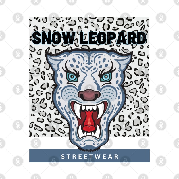 Snow Leopard Art by Pearsville