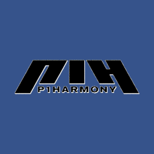 P1HARMONY Logo Halftone T-Shirt