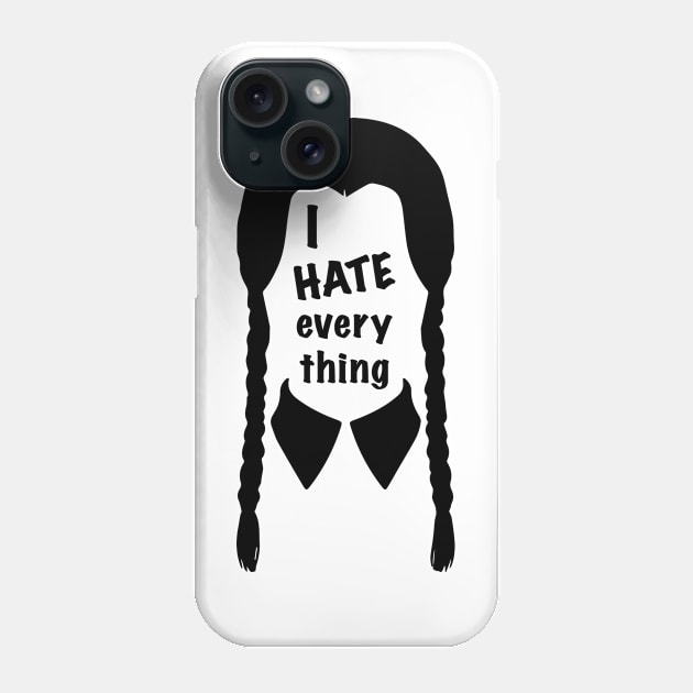 Wednesday Addams Phone Case by sewwani