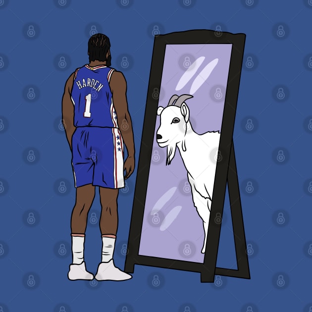 James Harden Mirror GOAT by rattraptees